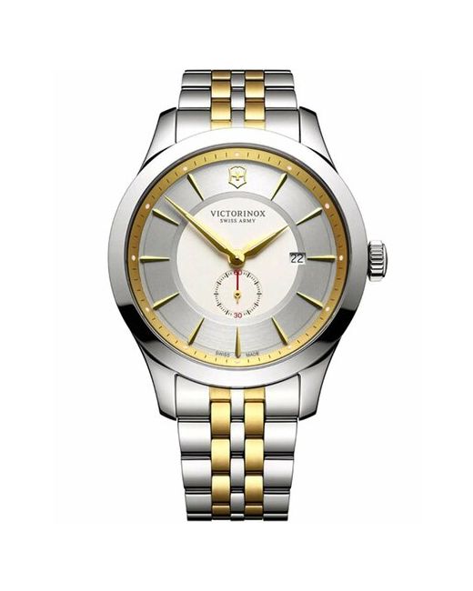 Victorinox Наручные часы 241764 серебряный золотой