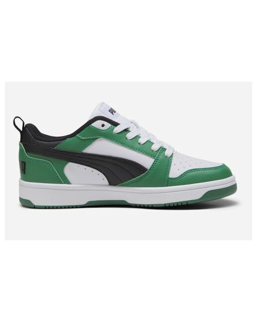 Puma Кеды Rebound V6 Lo Youth Sneakers размер 3.5 зеленый белый
