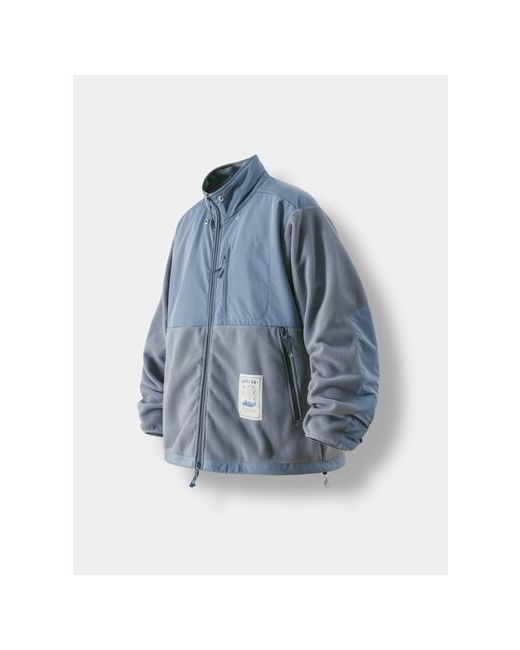 Anglan Куртка Fluffy Fleece Jacket размер One голубой