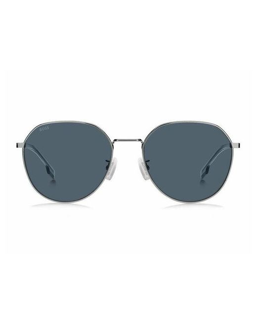 Boss Солнцезащитные очки Hugo 1471/F/SK 6LB KU 57 серебряный серый
