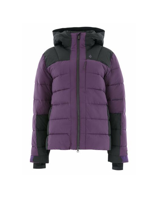 Volcom Куртка размер черный фиолетовый