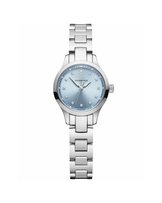 Victorinox Наручные часы 241916 серебряный голубой