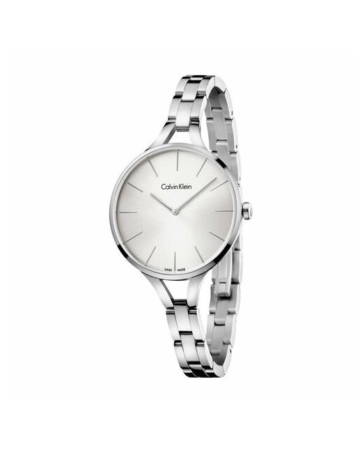 Calvin Klein Наручные часы K7E23146 белый серебряный