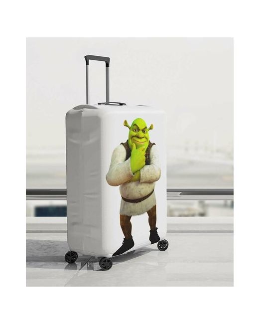 Instalook Чехол для чемодана размер зеленый бежевый