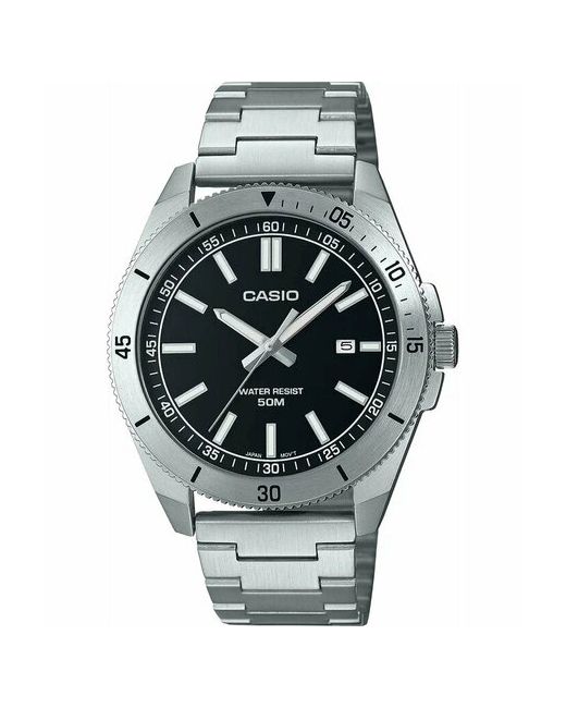 Casio Наручные часы Collection MTP-B155C-1E серебряный черный