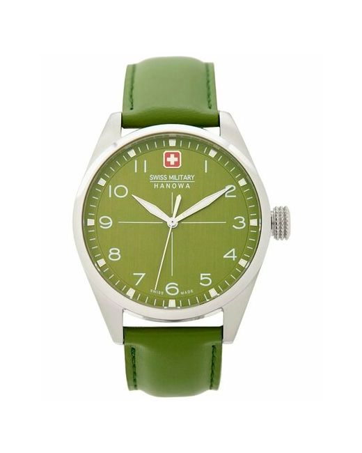 Swiss Military Hanowa Наручные часы SMWGA7000903 серебряный зеленый