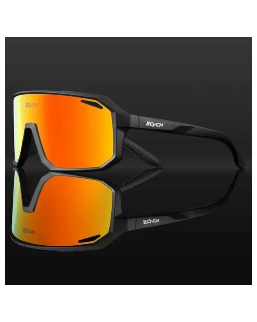 Scvcn Солнцезащитные очки черный оранжевый