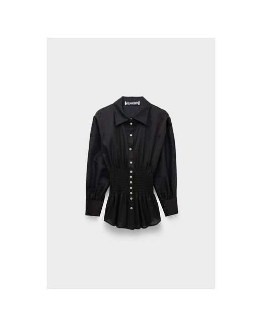 Frenken Блуза waistline shirt black размер 42