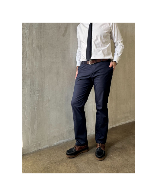 Хорошие брюки Брюки чинос Летние чиносы прямые облегающие размер W31 L32 синий