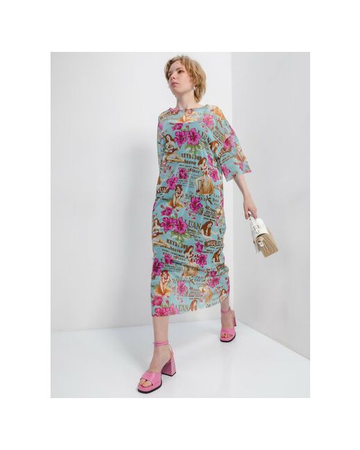 Artwizard Платье размер 170-84-104-92-112 onesize/42-52 бирюзовый