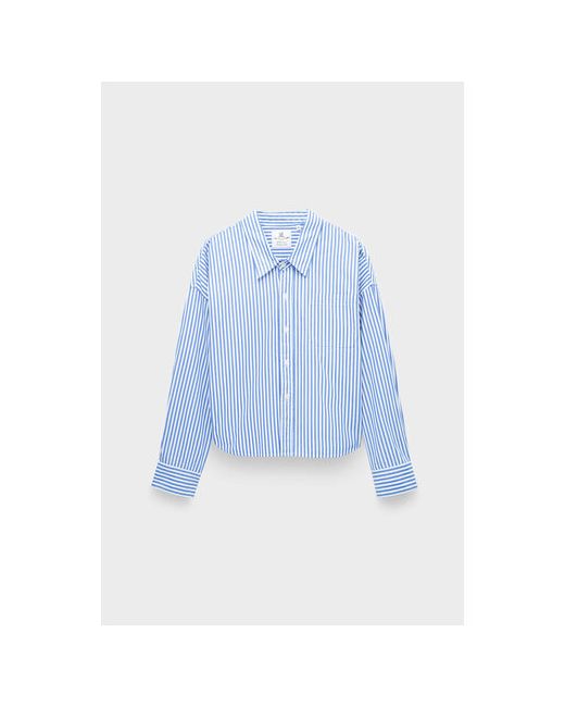 Denimist Рубашка cropped shirt med blue stripe размер 46
