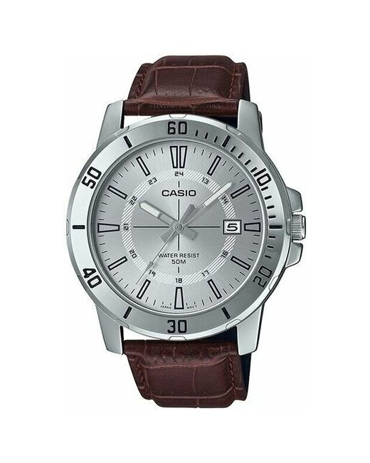 Casio Наручные часы MTP-VD01L-7C серый коричневый