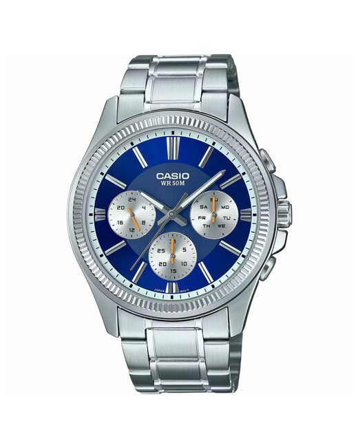 Casio Наручные часы MTP-1375D-2A1 синий серебряный
