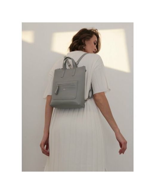 Franchesco Mariscotti Рюкзак Оригинальная модная удобная сумка-рюкзак. Две короткие ручки22см и две регулируемые лямки100см 135499 фактура рельефная зернистая
