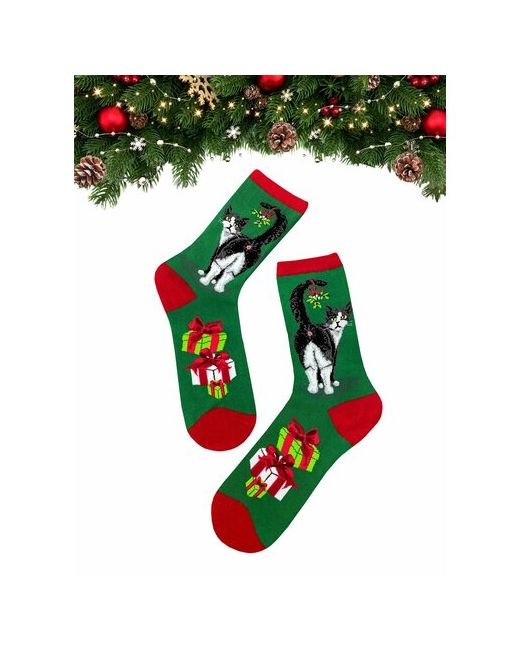 Country Socks Носки размер Универсальный красный черный зеленый