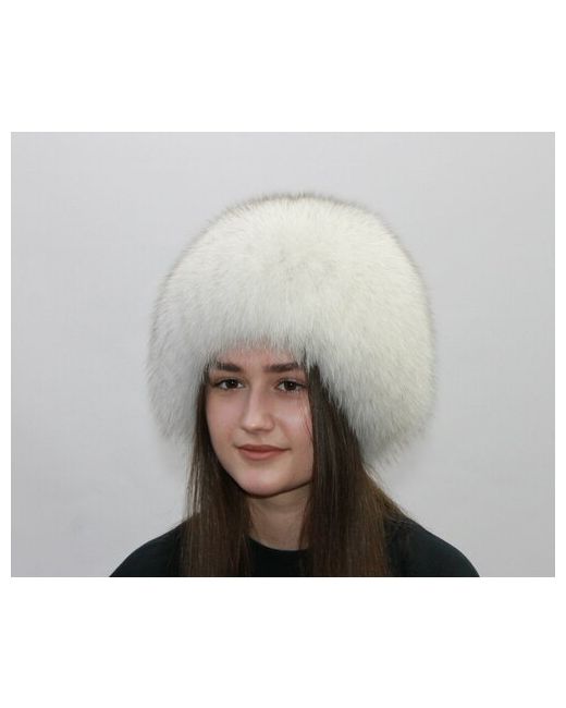 Мария Шапка Песцовая шапка с мордочкой размер 60