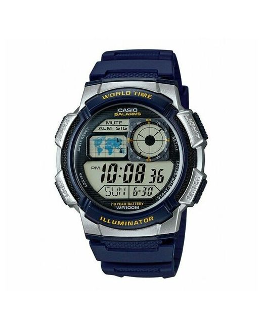 Casio Наручные часы AE-1000W-2A синий серебряный