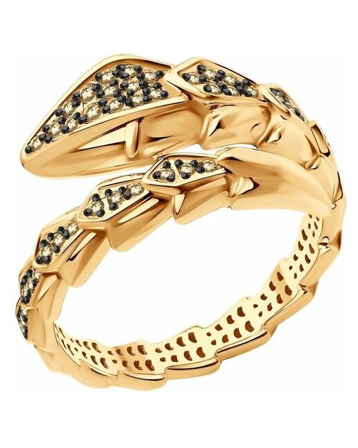 Diamant online Кольцо золото 585 проба бриллиант размер 18.5