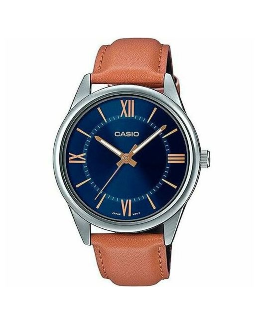 Casio Наручные часы синий коричневый