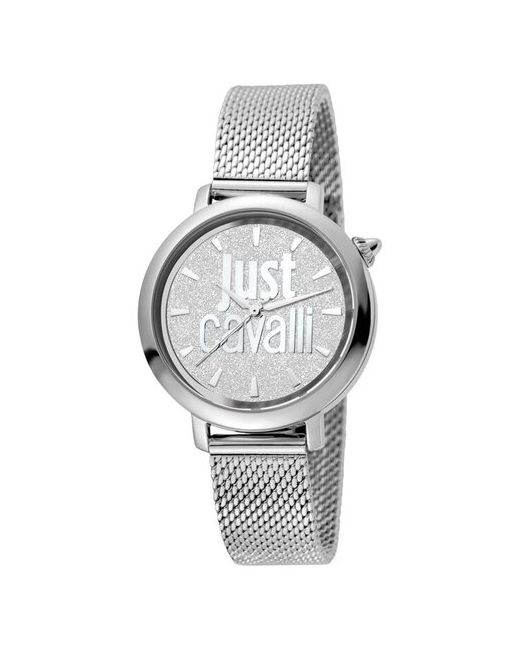 Just Cavalli Наручные часы Logo серебряный
