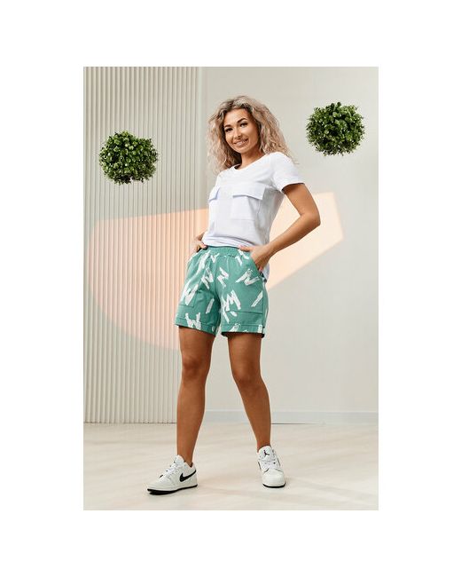 Натали Комплект одежды размер 44 зеленый белый