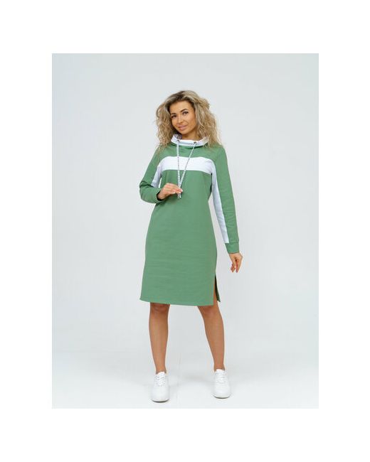 ИСА-Текс Платье размер 52 зеленый