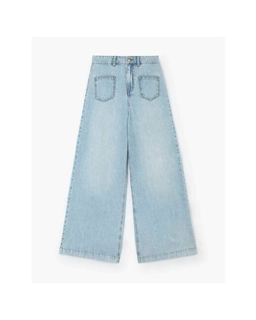 Gloria Jeans Джинсы широкие размер 36/158 синий
