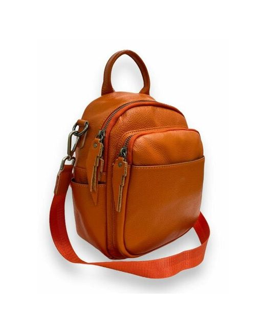Bruono Рюкзак трансформер сумка-рюкзак из натуральной кожи фактура зернистая гладкая