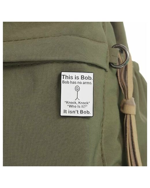 U.Pack Значок металлический на рюкзак сумку Это Боб