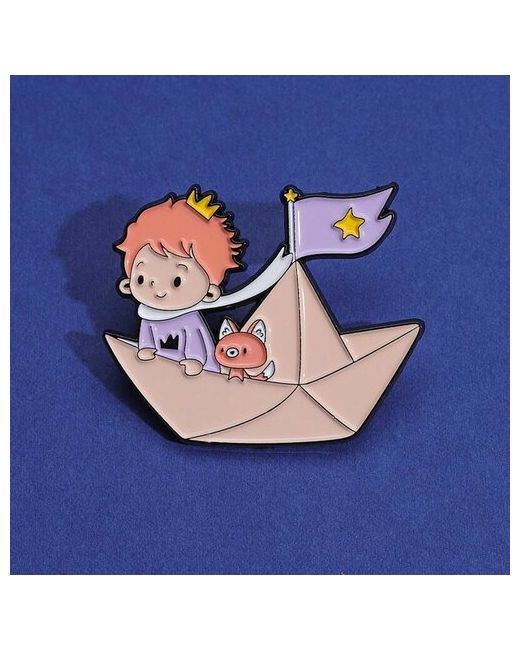 U.Pack Значок Маленький принц в бумажном кораблике