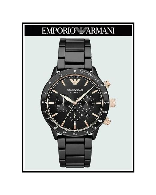 Emporio Armani Наручные часы Mario черный