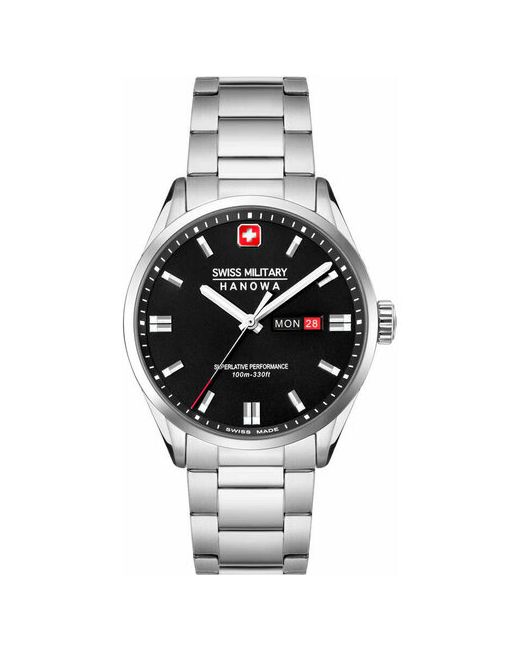 Swiss Military Hanowa Наручные часы SMWGH0001601 черный серебряный