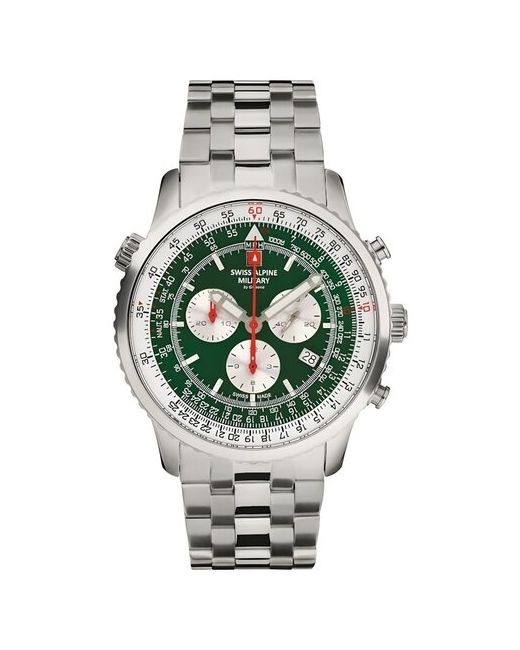 Swiss Alpine Military Наручные часы зеленый серебряный