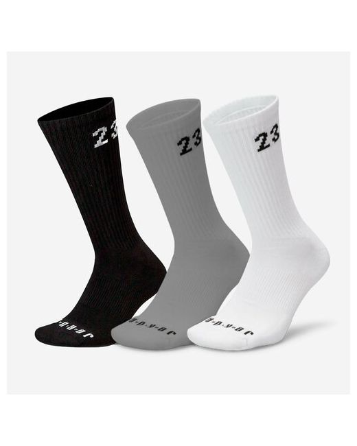 Nike Носки 3 пары размер S черный белый