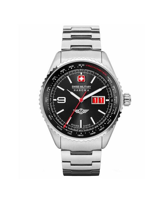 Swiss Military Hanowa Наручные часы SMWGH2101006 черный серебряный