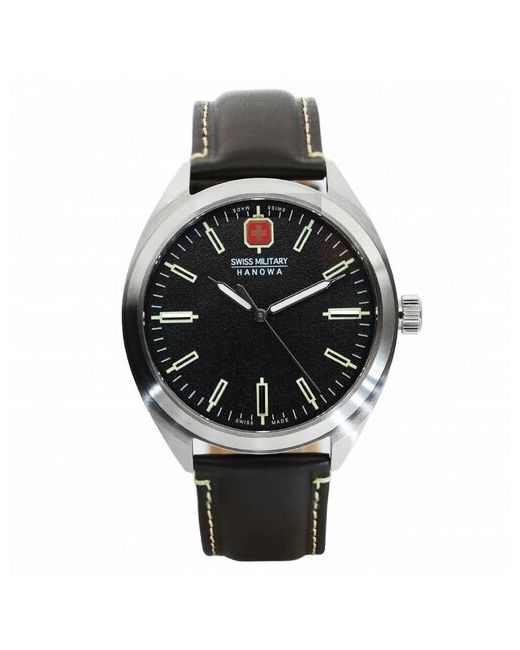 Swiss Military Hanowa Наручные часы SMWGA7000704 черный серебряный