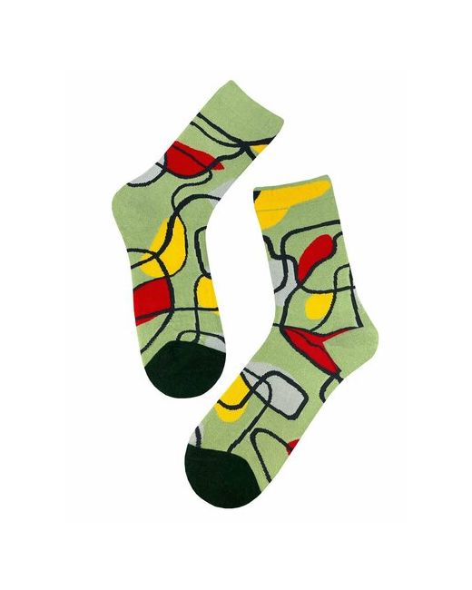 Country Socks Носки размер Универсальный зеленый желтый красный