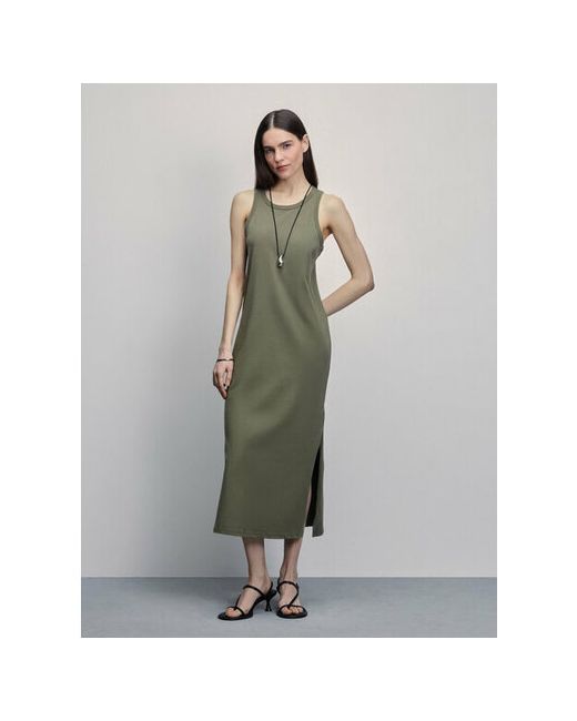 Zarina Платье размер RU 50/170 оливковый