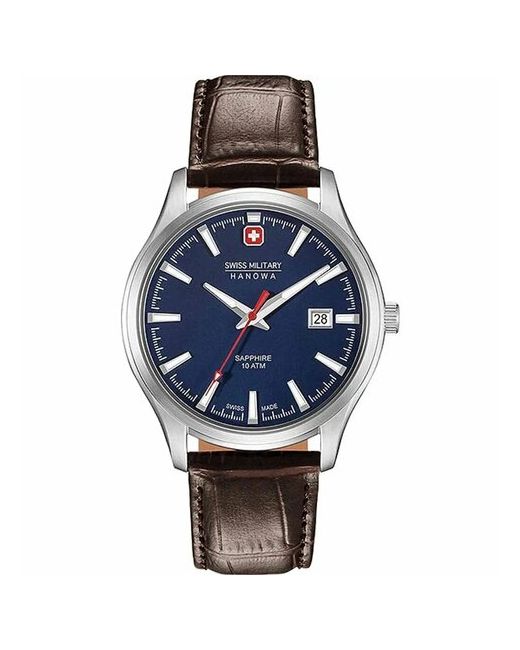 Swiss Military Hanowa Наручные часы 06-4303.04.003 серебряный синий