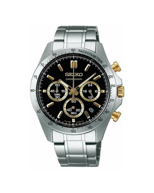 Seiko Наручные часы SeikoSBTR015 серебряный черный