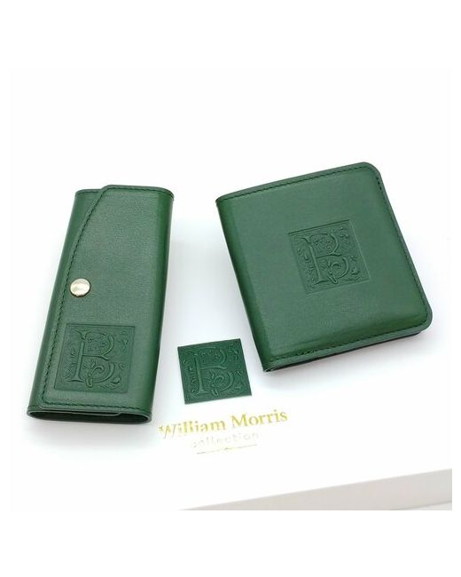 William Morris Кошелек фактура глянцевая зеленый