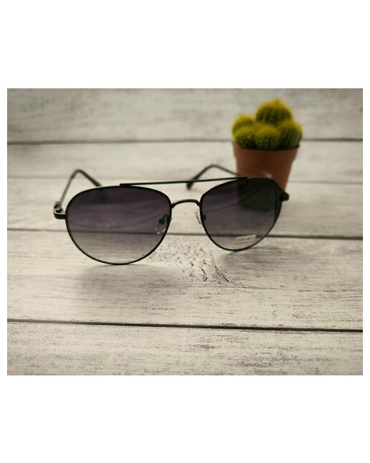Жанами Солнцезащитные очки черный фиолетовый