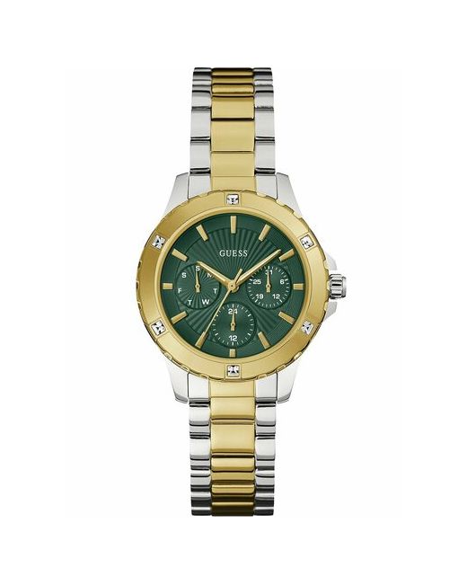 Guess Наручные часы Sport GW0723L1 зеленый золотой