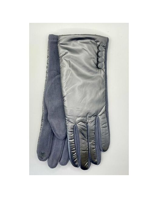 Nice Fashion Gloves Перчатки размер 75 серебряный серый