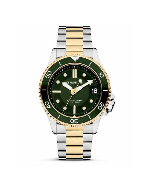 Cerruti Наручные часы CIWGH2224208 серебряный зеленый
