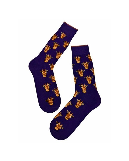 Country Socks Носки размер Универсальный фиолетовый желтый горчичный