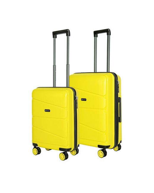 Bonle Комплект чемоданов H-8011SM/YELLOW 2 шт. 92 л размер