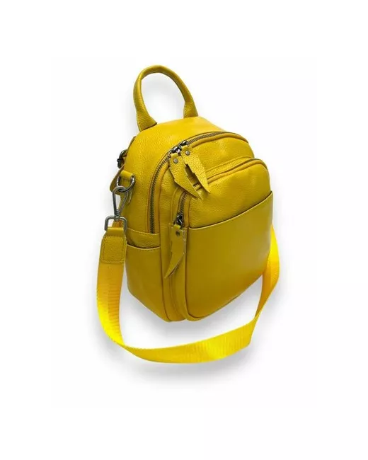 Bruono Рюкзак трансформер сумка-рюкзак из натуральной кожи фактура зернистая гладкая