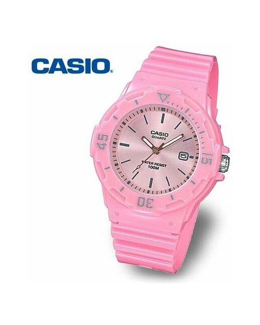 Casio Наручные часы Collection LRW-200H-4E4 черный розовый