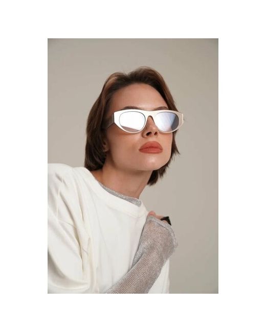 Eyerepublic Солнцезащитные очки N77 moon серебряный серый